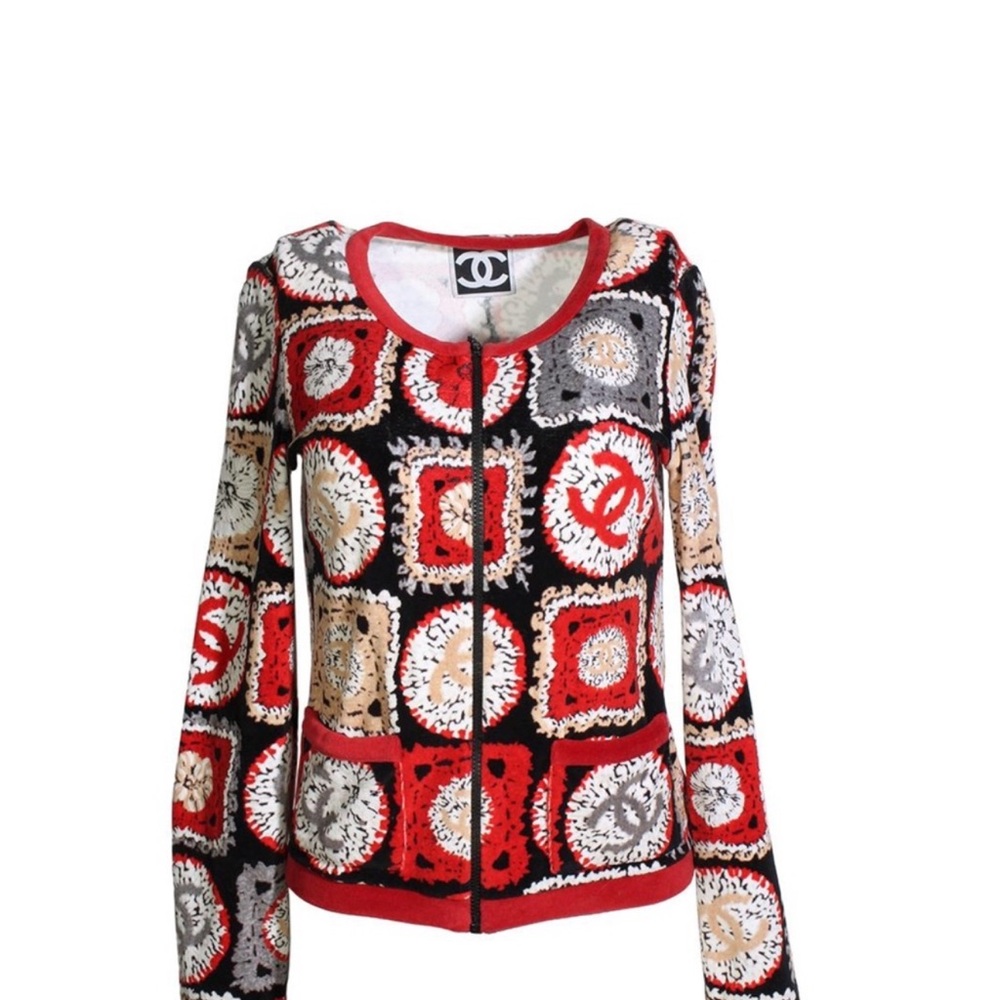 Chanel Patchwork Jacket Blazer $1,697 $3,400 Size… - image 7